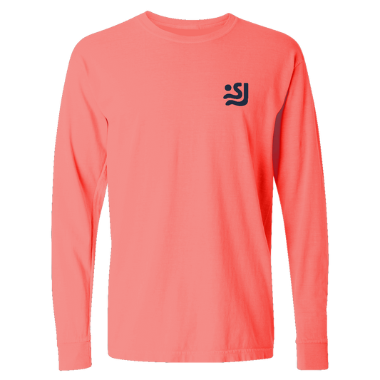 Journey Tee Long Sleeve / Flamingo