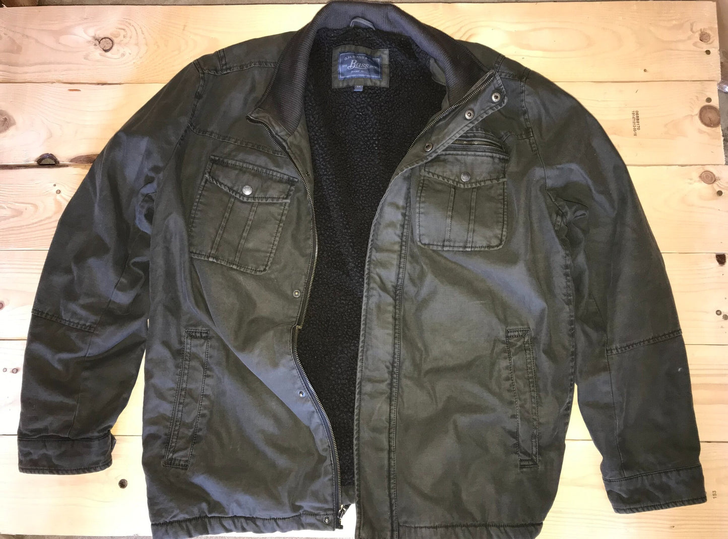 G.H. Bass & CO. Button/Zip Jacket- 2XL
