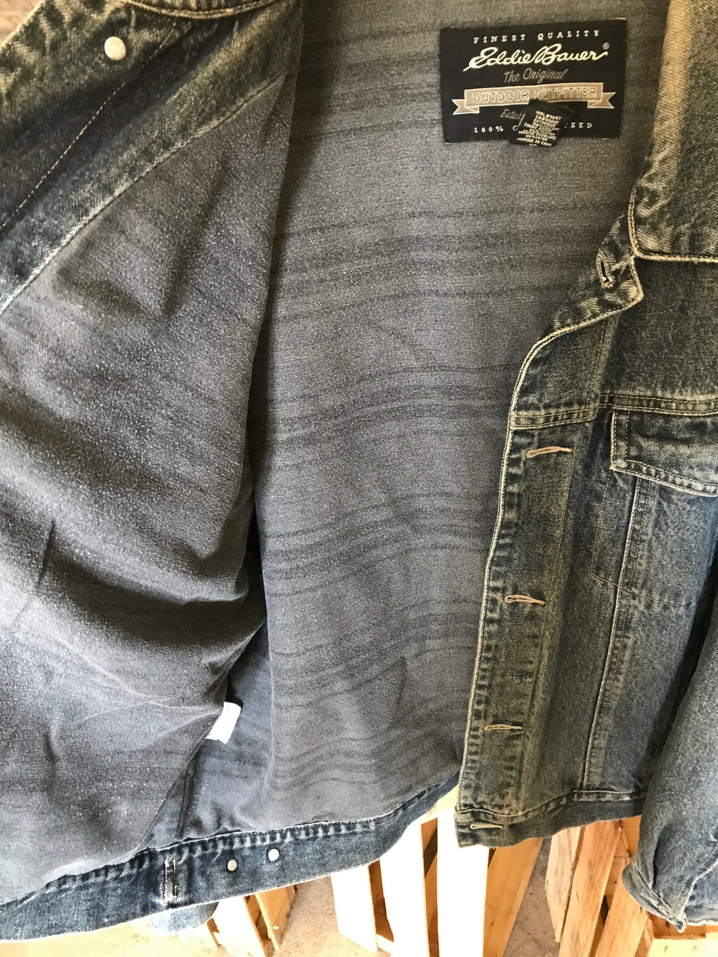 Eddie Bauer Vintage Jean Jacket- 2XL
