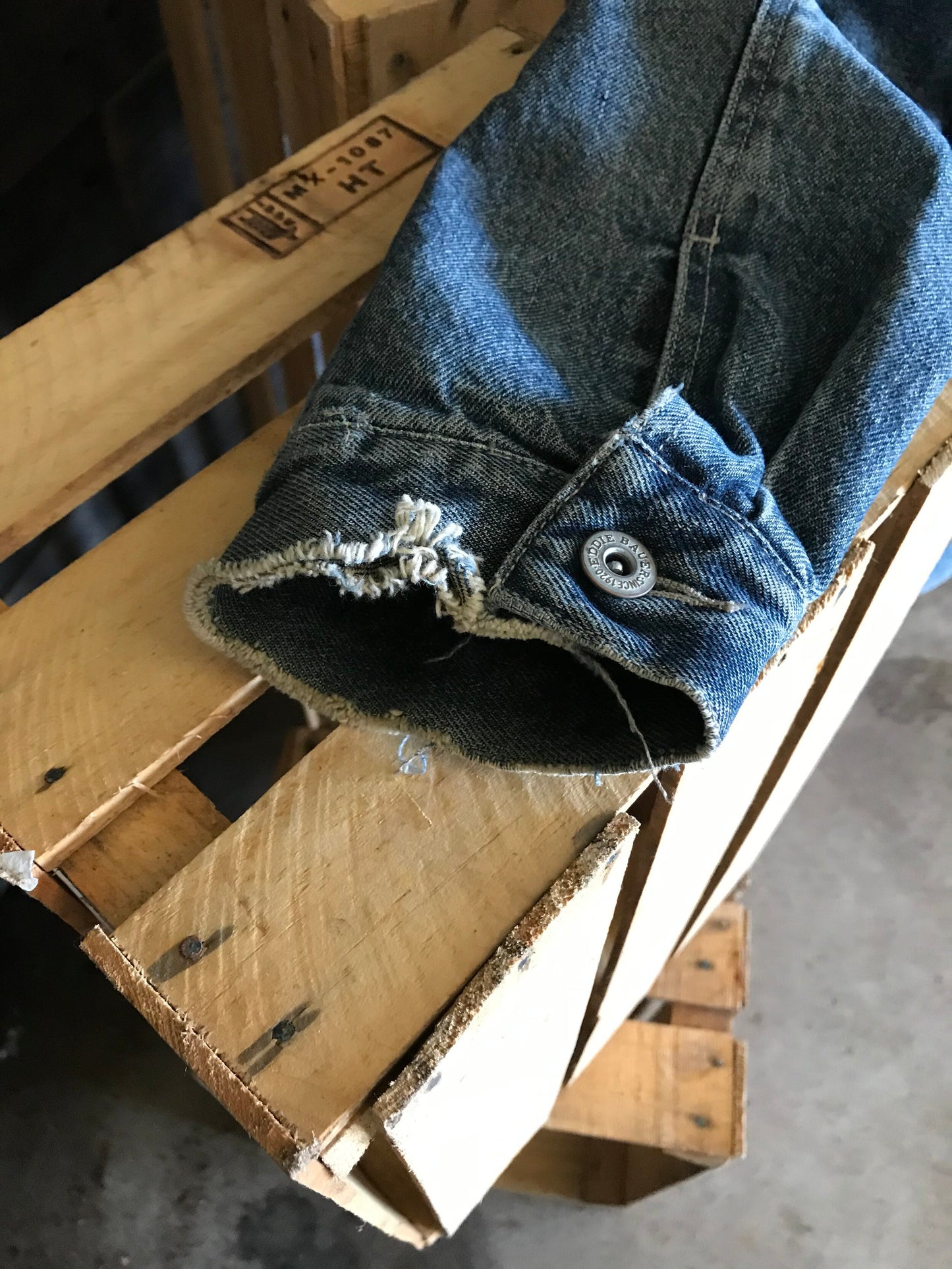 Eddie Bauer Vintage Jean Jacket- 2XL