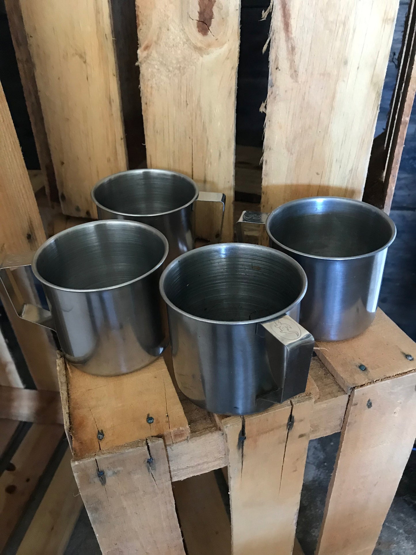 Lightweight Aluminum Coffee Mugs- Set of 4