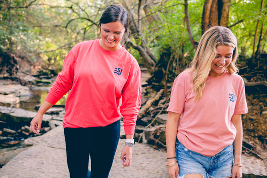 Journey Tee Long Sleeve / Flamingo