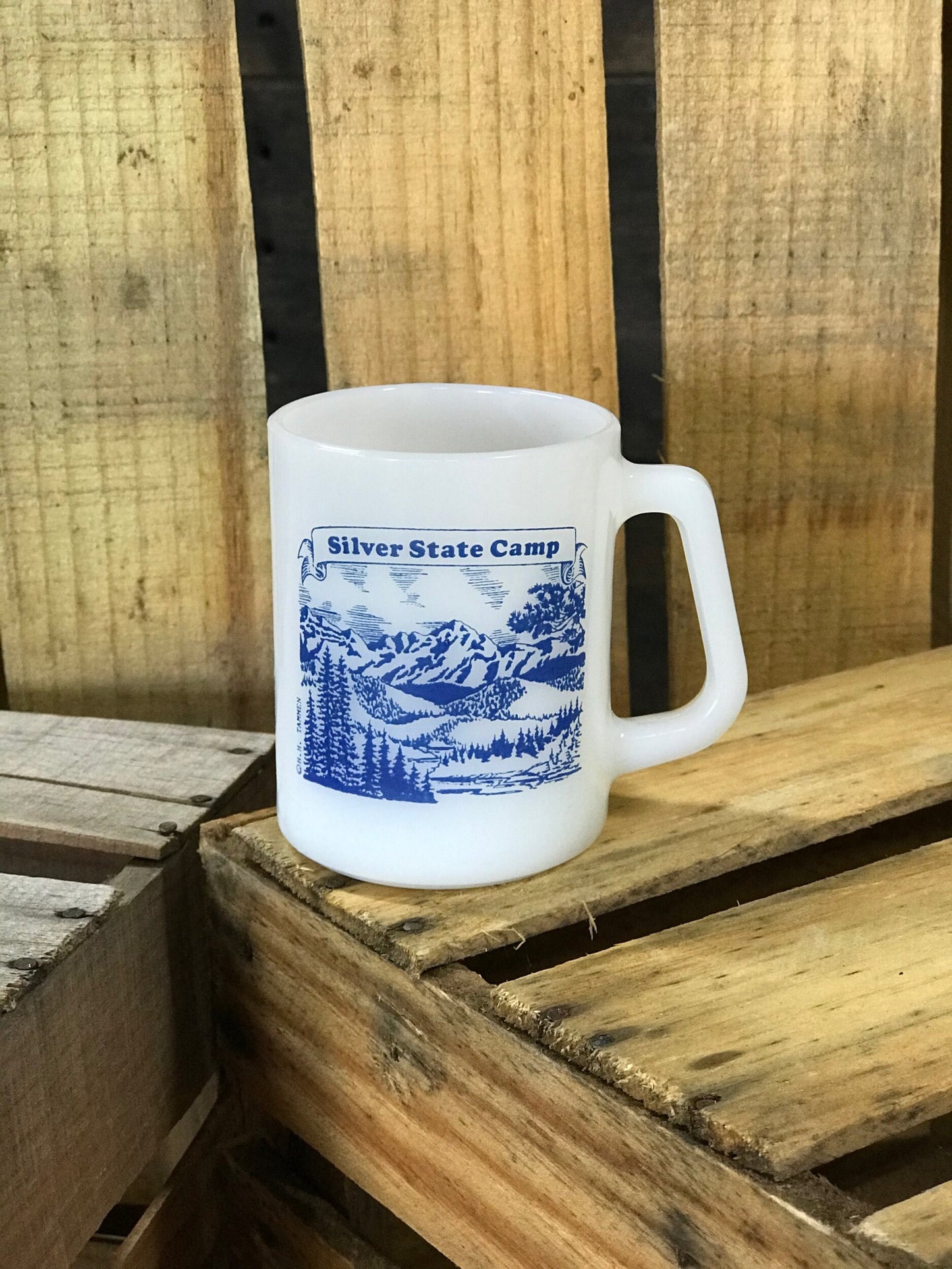 Vintage Silver State Camp Colorado Coffee Mug