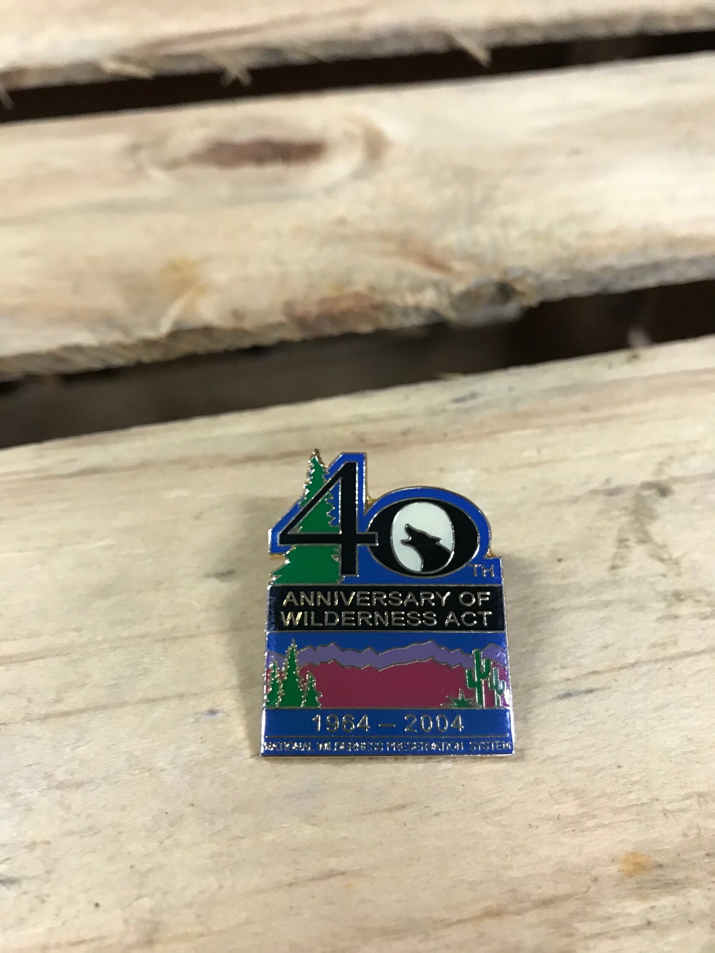 40th Anniversary Wilderness Act Lapel Pin