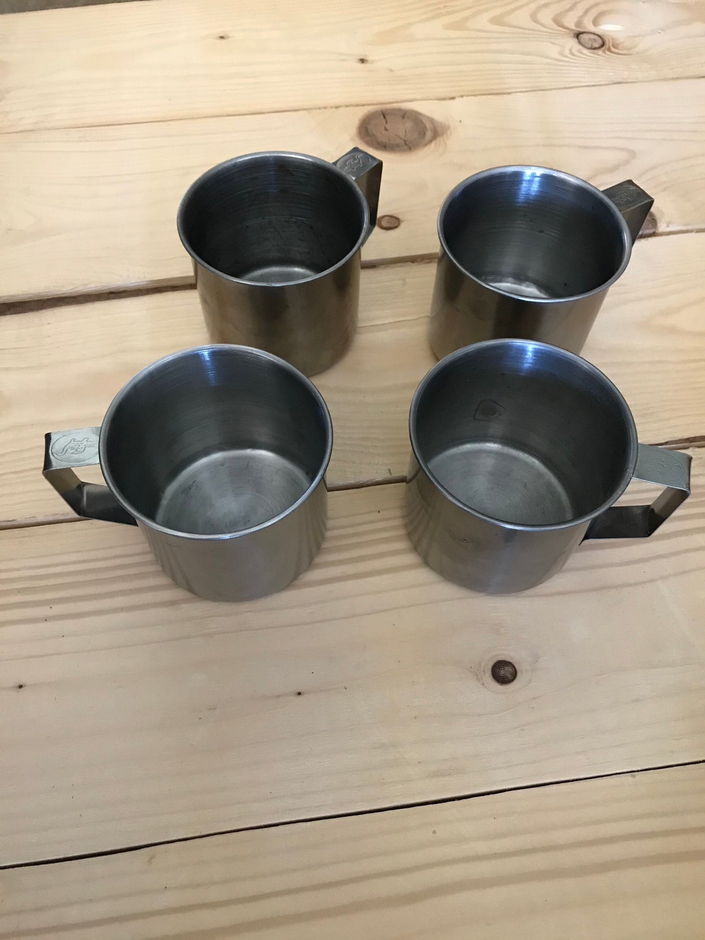 Lightweight Aluminum Coffee Mugs- Set of 4